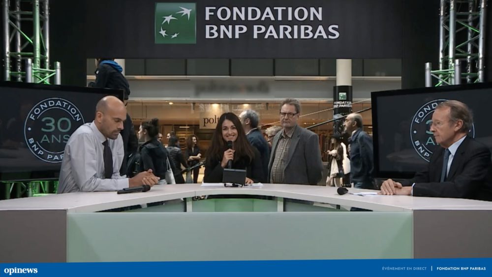 Événement en direct Fondation BNP Paribas, Opinews