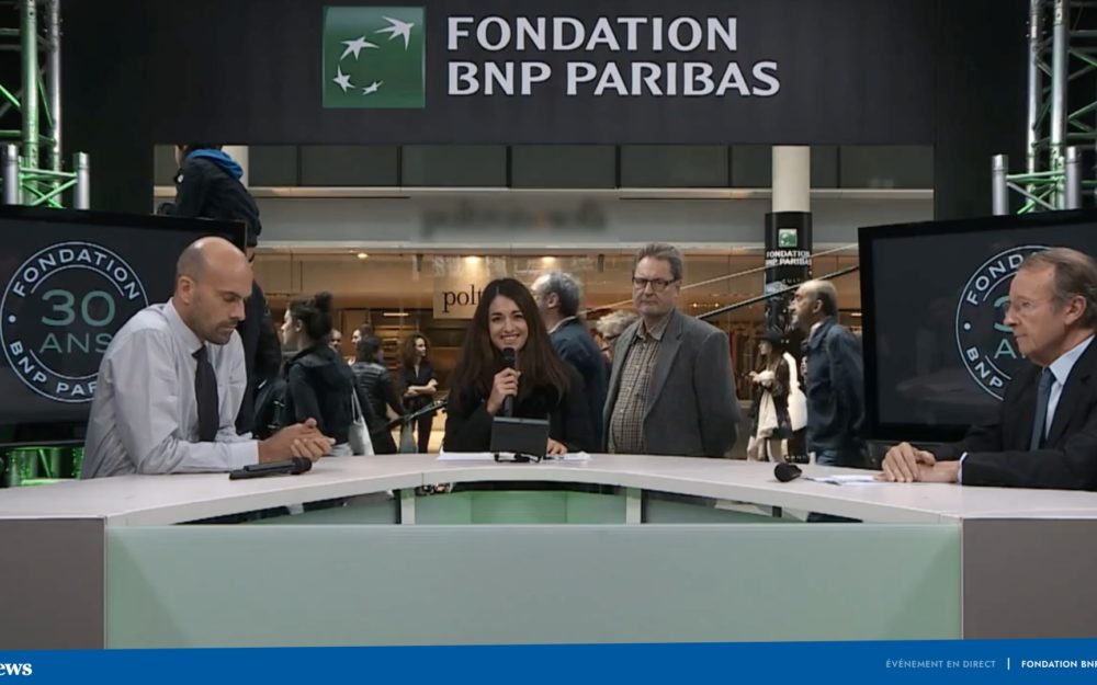 Événement en direct Fondation BNP Paribas, Opinews