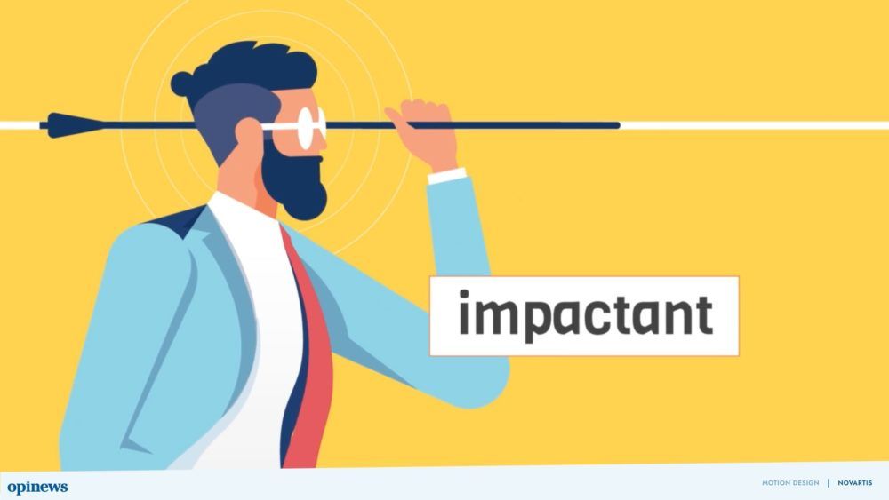 Vidéo motion design Novartis, Opinews