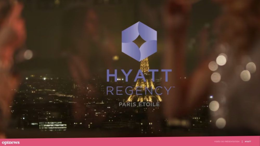 Vidéo de présentation Hyatt Paris étoile, Opinews